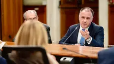 Il presidente di Confindustria Orsini con la premier Meloni - Foto Ansa © www.giornaledibrescia.it