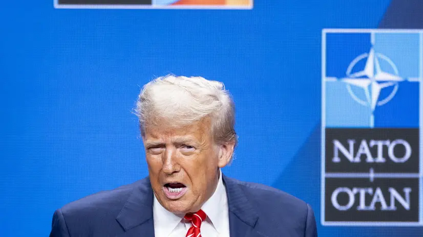 Donald Trump minaccia l'uscita degli Usa dalla Nato - Foto Ansa © www.giornaledibrescia.it