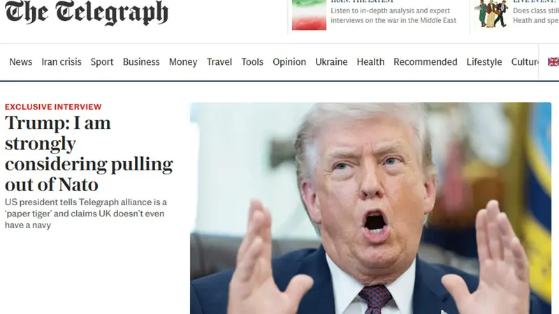 L'intervista rilasciata da Trump al Telegraph