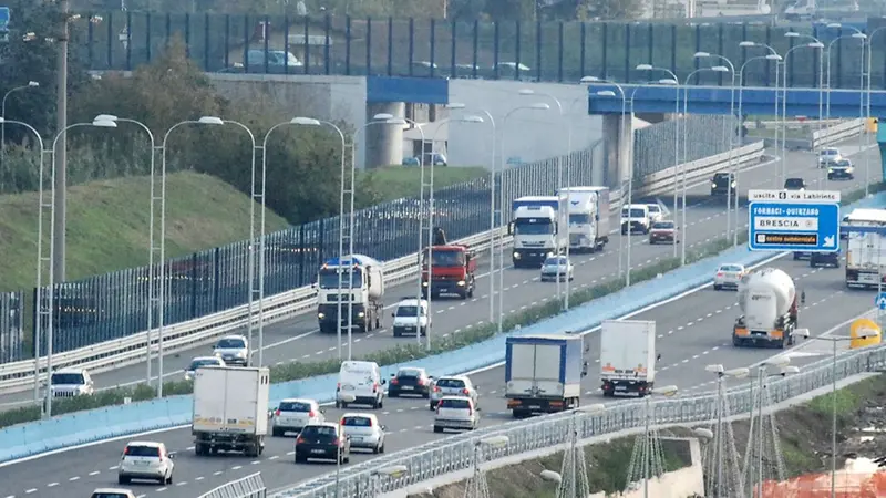 In una foto d'archivio, la tangenziale Sud di Brescia - © www.giornaledibrescia.it