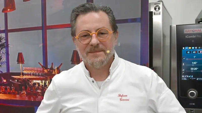 Chef Stefano Cerveni -  Foto New Reporter Favretto © www.giornaledibrescia.it