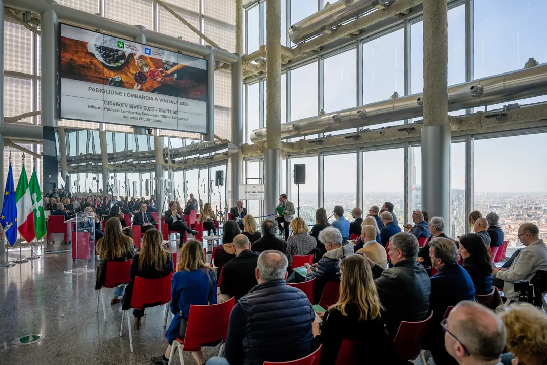 La conferenza stampa di Regione Lombardia per Vinitaly