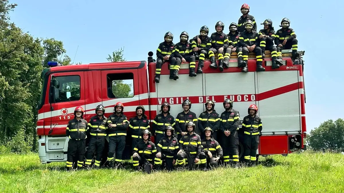 I Vigili del fuoco volontari di Desenzano