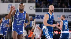 Jason Burnell e Miro Bilan - Foto New Reporter © www.giornaledibrescia.it