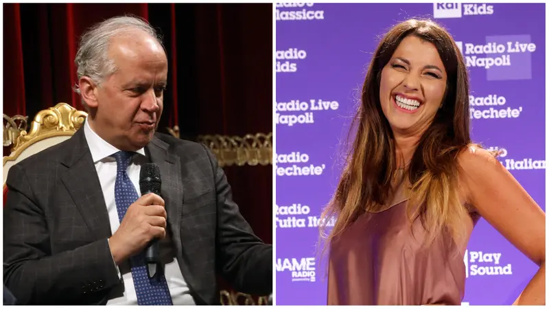 Matteo Piantedosi e Claudia Conte - Foto Ansa © www.giornaledibrescia.it