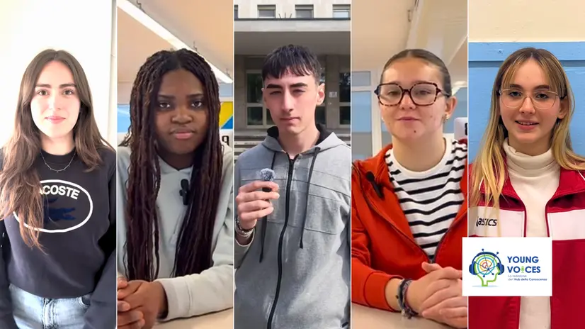 Alcuni degli studenti della redazione Young Voices