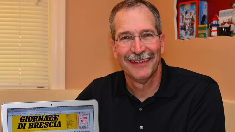 Il professor Kevin Milani © www.giornaledibrescia.it