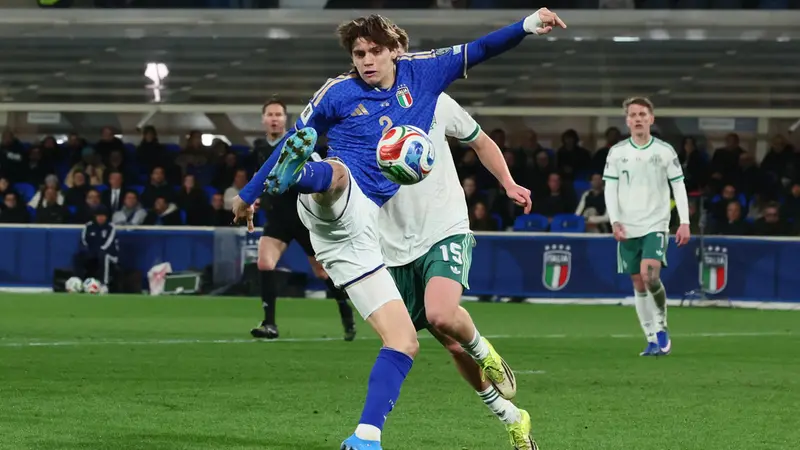 Marco Palestra, qui nella sfida all'Irlanda del Nord a Bergamo - Foto Ansa/Michele Maraviglia © www.giornaledibrescia.it