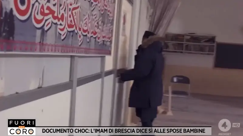 Un frame della trasmissione che raccolse le dichiarazioni