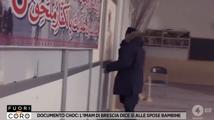 Un frame della trasmissione che raccolse le dichiarazioni