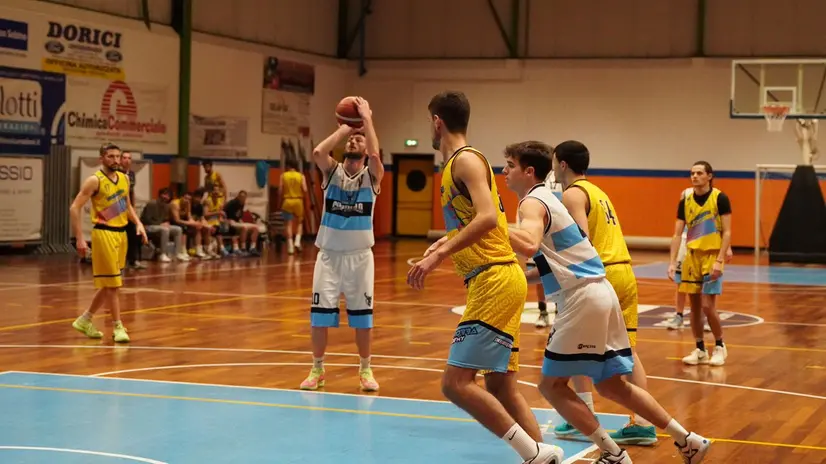 Uno scatto del match