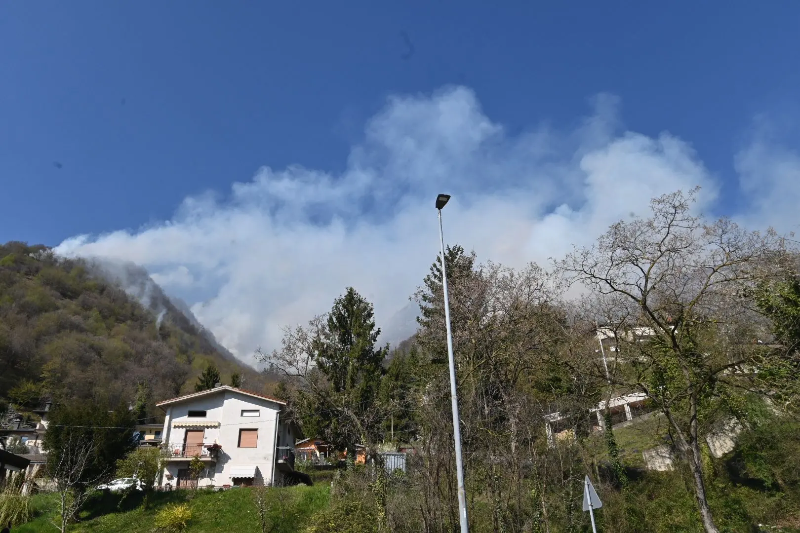 L'incendio di Lumezzane