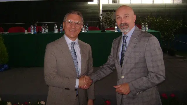 Bcc Basso Sebino, il presidente Vittorino Lanza e il direttore Giovanni Decio