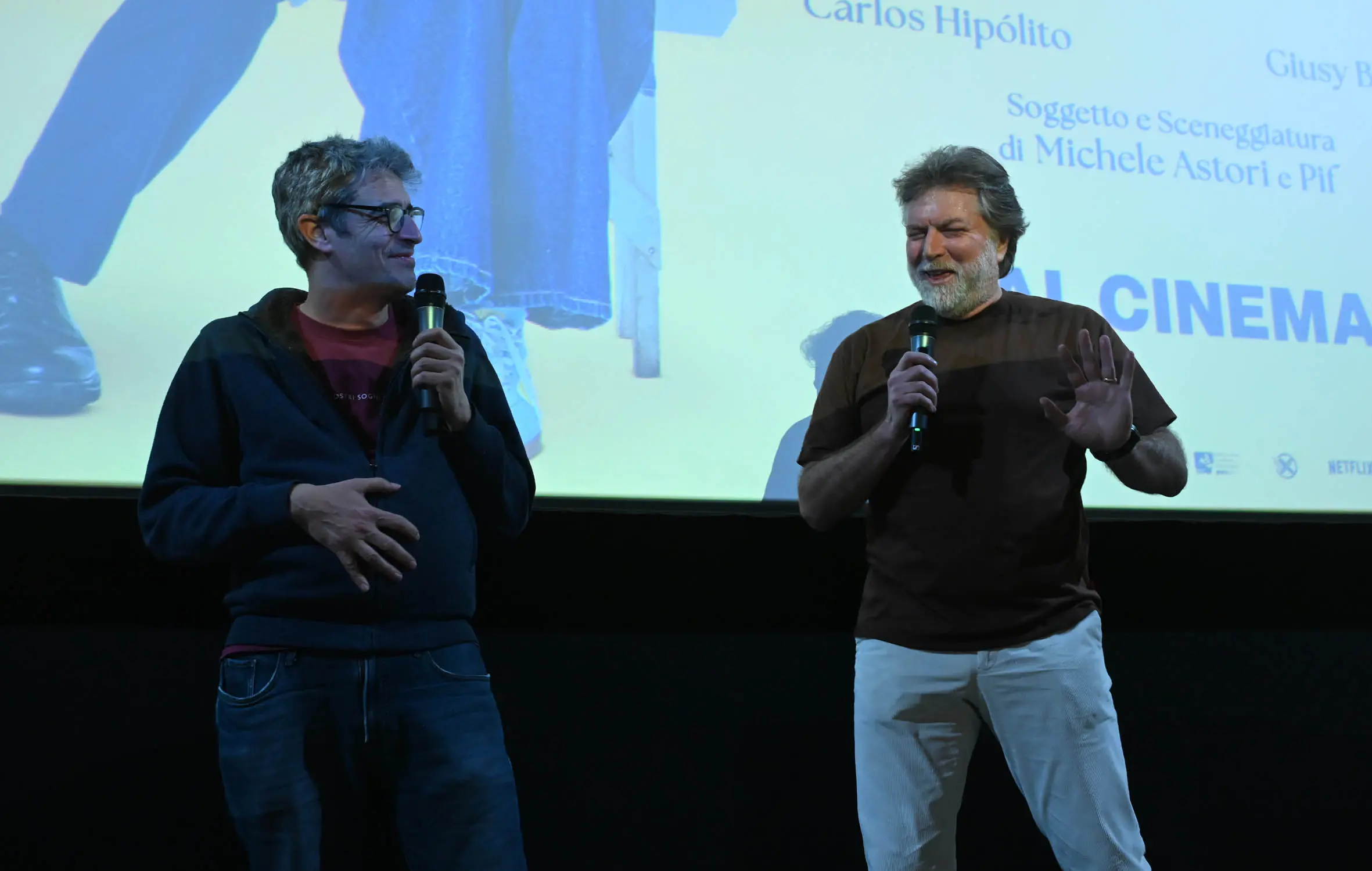 Il pubblico incontra Pif al Cinema Moretto