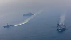 Navi da guerra statunitensi - Foto Ansa © www.giornaledibrescia.it