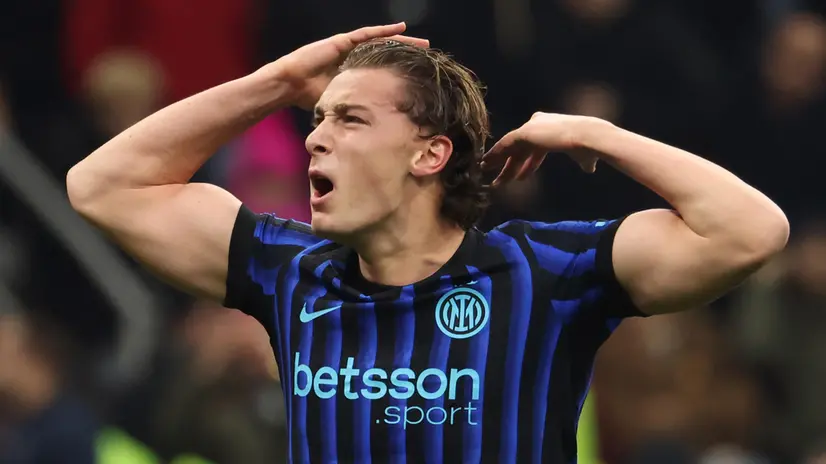 Francesco Pio Esposito, attaccante dell'Inter e della Nazionale - Foto Ansa/Matteo Bazzi © www.giornaledibrescia.it