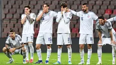 La delusione degli azzurri - Foto Ansa © www.giornaledibrescia.it