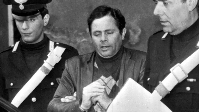 Cubeddu subito dopo l'arresto nel marzo 1984