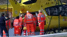 Prestati in primi soccorsi, l'uomo è stato trasportato in elisoccorso a Brescia - © www.giornaledibrescia.it