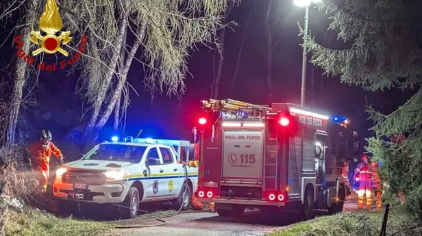 L'incendio a Berzo Demo