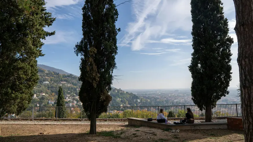 Una veduta dal castello di Brescia