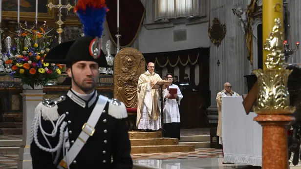 In Duomo il pontificale di Pasqua presieduto da monsignor Tremolada