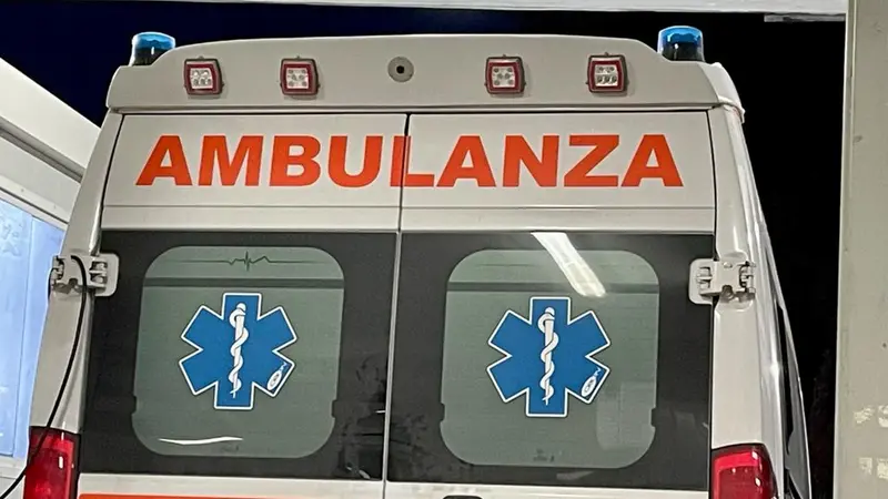 Un'ambulanza, foto d'archivio