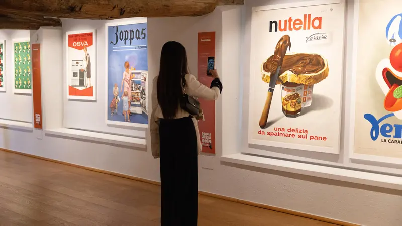 L’esposizione. Uno scorcio dell’allestimento alla Rocca di Lonato // ph ilaria vidaletti