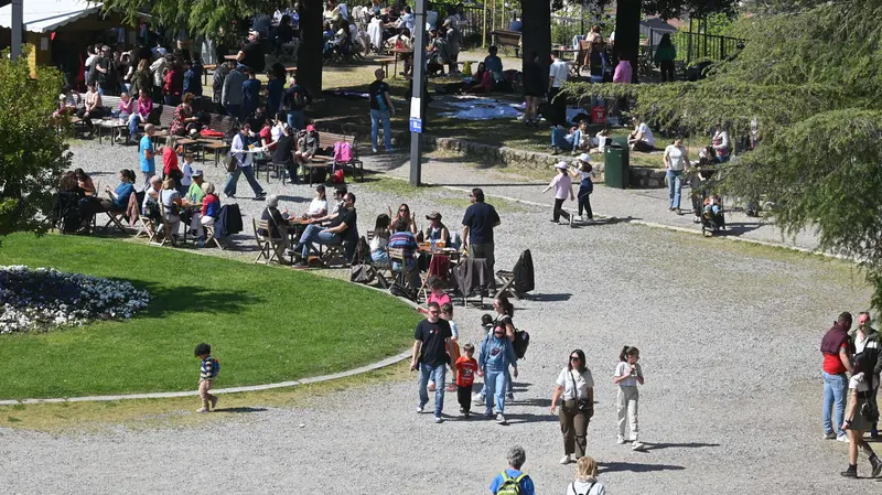 CRONACA  BRESCIA CASTELLO LUNEDI DI PASQUETTA REDAZIONE CRONACA 06-04-2026 GABRIELE STRADA NEW EDEN GROUP                             