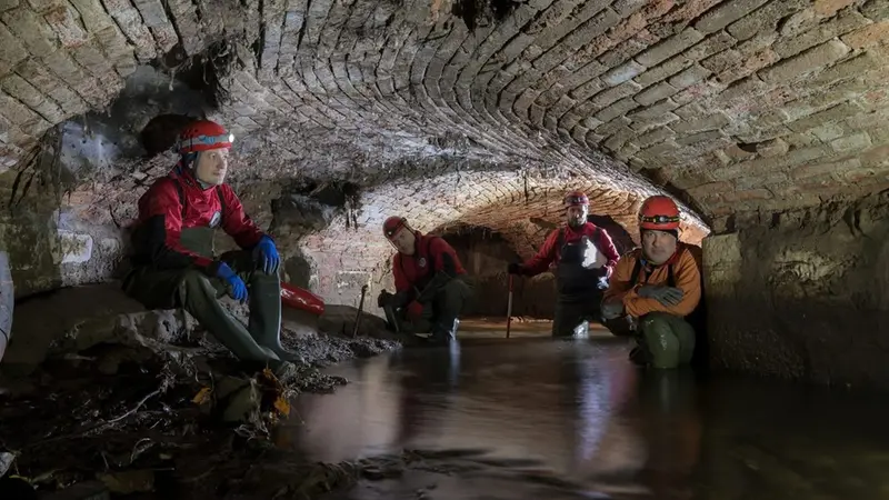 Brescia Underground: esplorando un tratto della roggia Molin del Brolo © www.bresciaunderground.com