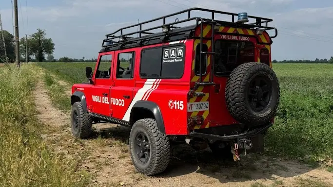 Un mezzo di soccorso dei Vigili del fuoco