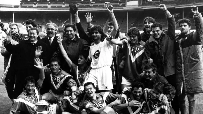 Brescia in festa a Wembely: Neri al centro con la maglia dei Timoria