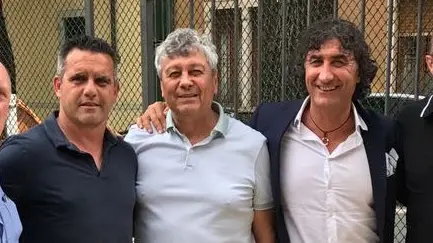 De Paola e Lucescu in un recente incontro a Brescia, con loro Paolo Ziliani