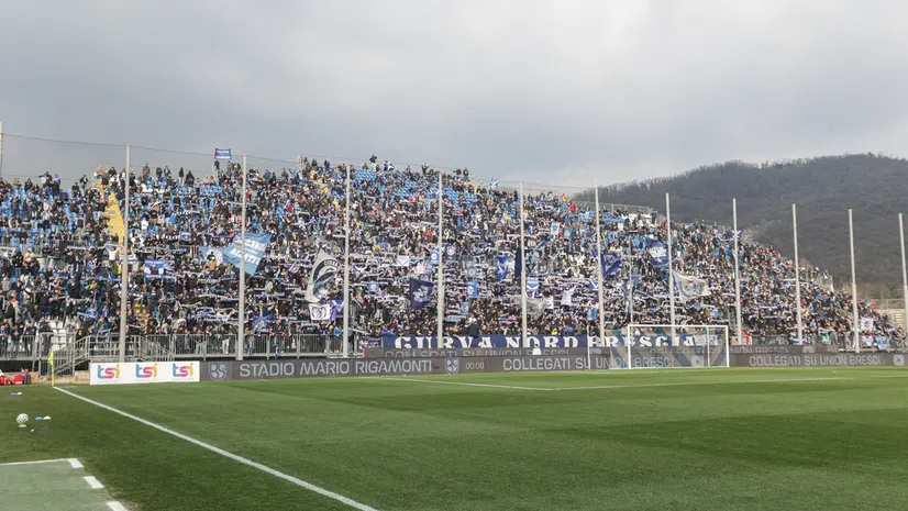 La Curva Nord del Brescia - Foto New Reporter Nicoli © www.giornaledibrescia.it