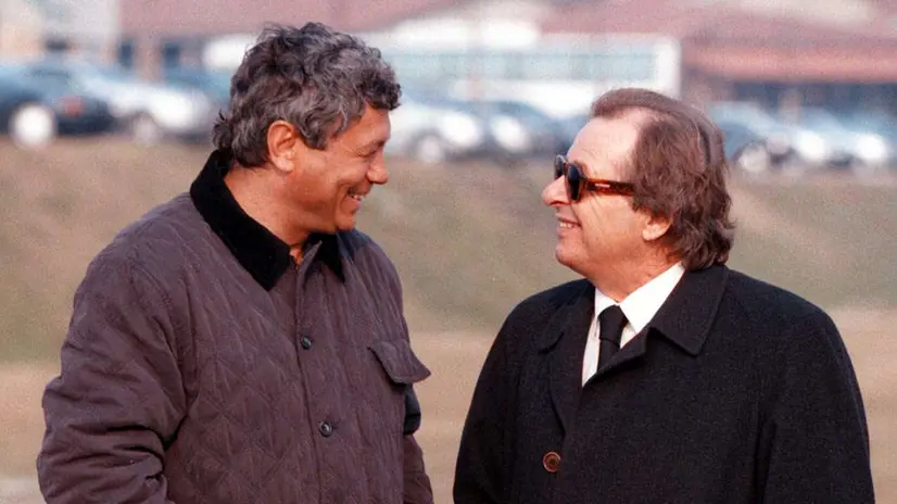 Mircea Lucescu e Gino Corioni © www.giornaledibrescia.it