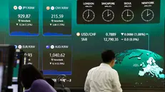 Corrono le Borse asiatiche dopo la notizia della tregua - Foto Ansa © www.giornaledibrescia.it