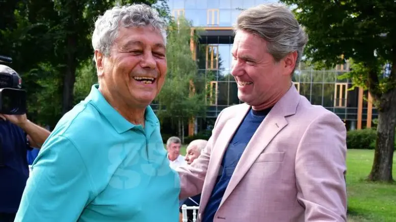 Lucescu e Radicioiu all'ottantesimo di Mircea