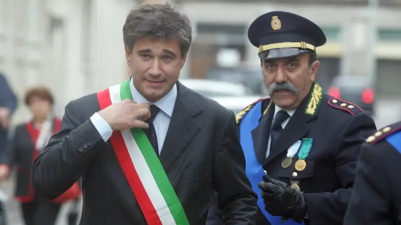 Araldo Ragnoli (a destra) con l'ex sindaco Adriano Paroli © www.giornaledibrescia.it