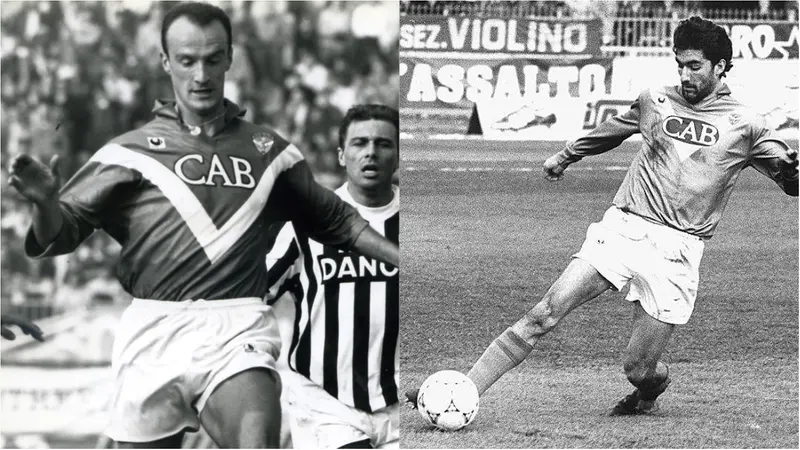 Marco Rossi e Daniele Carnasciali con la maglia del Brescia - © www.giornaledibrescia.it