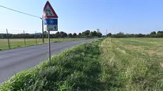 La strada lungo la quale è stata investita la donna - © www.giornaledibrescia.it