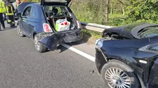 Il tamponamento sulla 45 bis - © www.giornaledibrescia.it