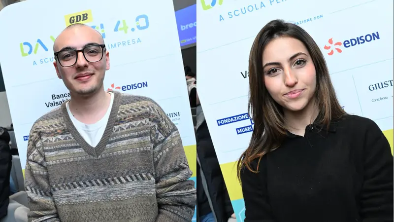 Professore e studentessa del liceo internazionale Guido Carli di Brescia - Foto New Reporter Favretto © www.giornaledibrescia.it