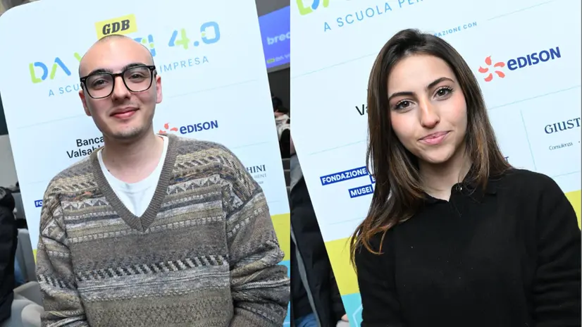 Professore e studentessa del liceo internazionale Guido Carli di Brescia - Foto New Reporter Favretto © www.giornaledibrescia.it