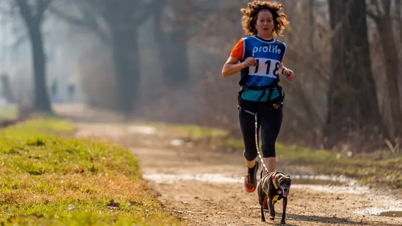 La coppia durante una gara