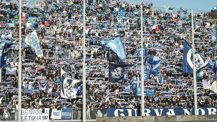 La Curva Nord del Brescia - Foto New Reporter Nicoli © www.giornaledibrescia.it