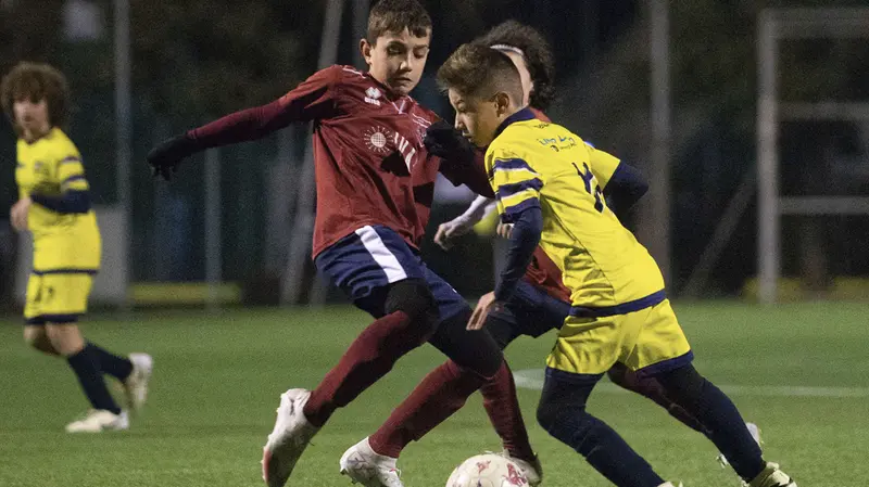 Una sfida della categoria Pulcini Misti tra Mario Rigamonti e Ciliverghe - Foto Newreporter Papetti © www.giornaledibrescia.it