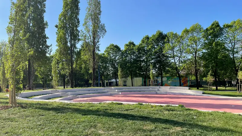 Il parco della Resistenza in via Livorno - © www.giornaledibrescia.it