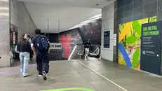 I nuovi point segnaletici e informativi installati in metropolitana - © www.giornaledibrescia.it