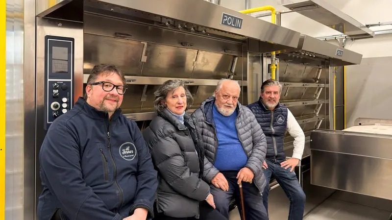 Paolo e Andrea Piantoni con i genitori - © www.giornaledibrescia.it