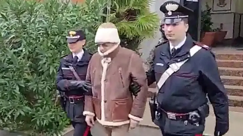 L'arresto di Matteo Messina Denaro a Palermo nel 2023